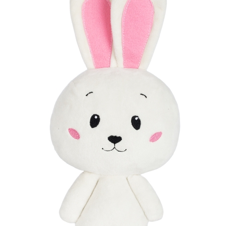 Мягкая игрушка FANCY, Заяц 21 см., молочный